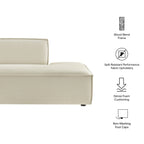 Restore Performance Fabric Upholstered Right-Facing Armless Modular Chaise by Modway