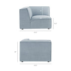 Restore Performance Fabric Upholstered Modular Corner Chair by Modway
