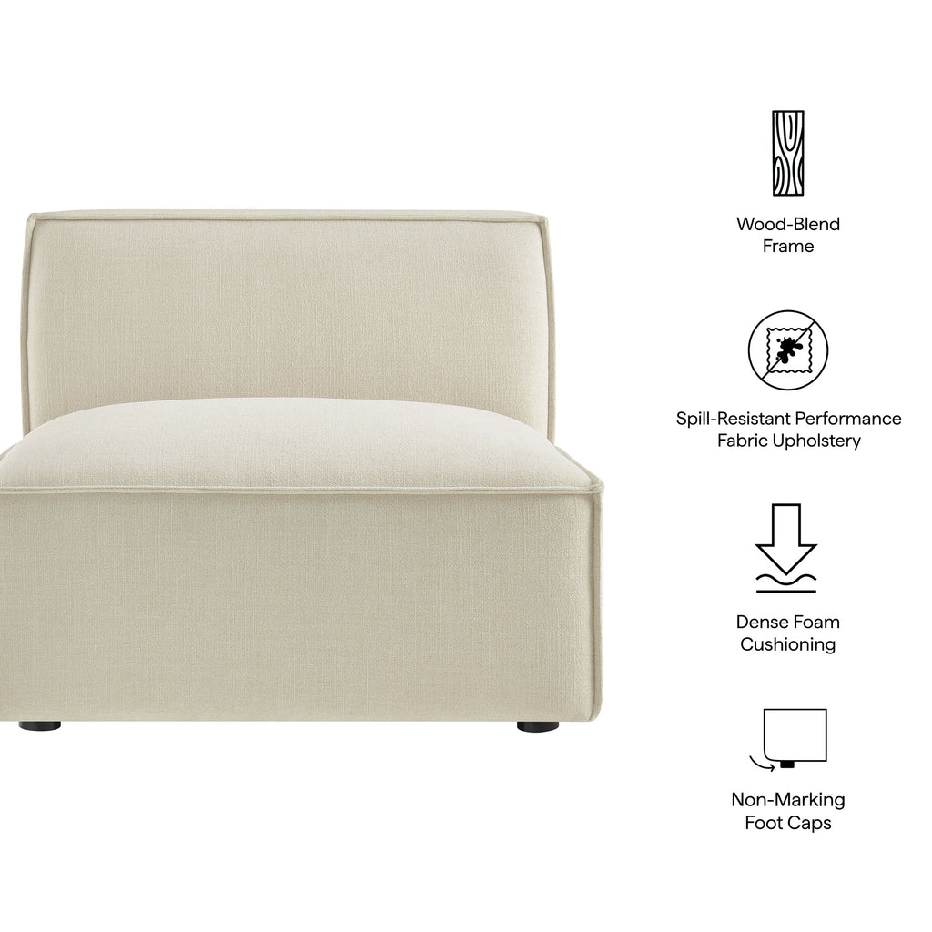Restore Performance Fabric Upholstered Armless Modular Chair by Modway