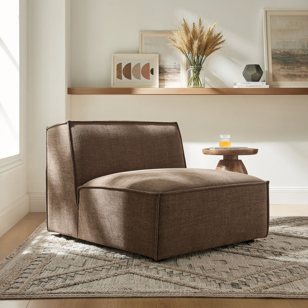 Restore Performance Fabric Upholstered Armless Modular Chair by Modway