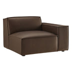 Restore Vegan Leather Right-Facing Modular Lounge Chair by Modway