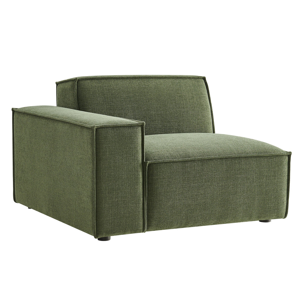 Restore Performance Fabric Upholstered Left-Facing Modular Lounge Chair by Modway