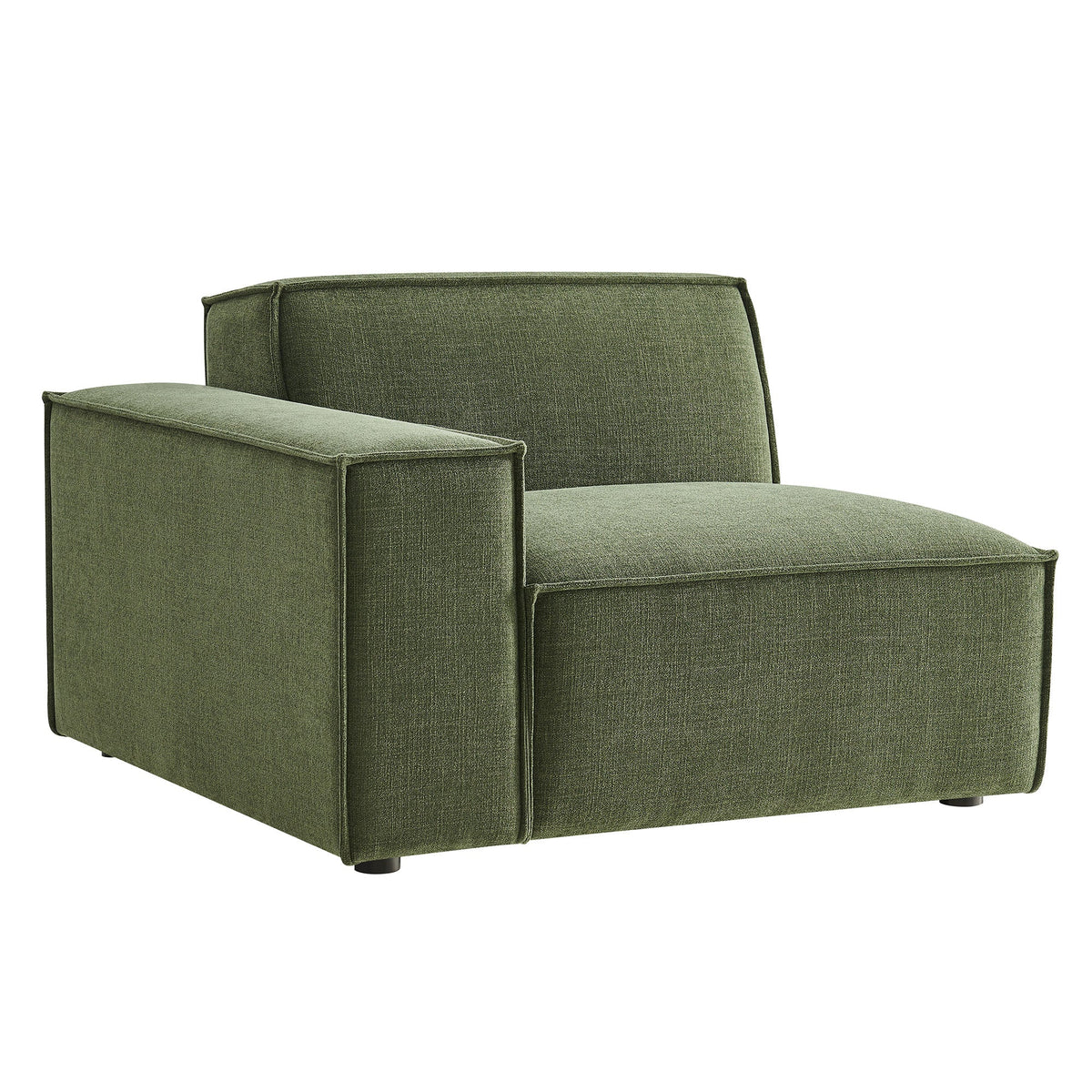Restore Performance Fabric Upholstered Left-Facing Modular Lounge Chair by Modway