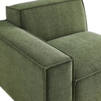 Restore Performance Fabric Upholstered Left-Facing Modular Lounge Chair by Modway