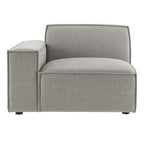 Restore Performance Fabric Upholstered Left-Facing Modular Lounge Chair by Modway
