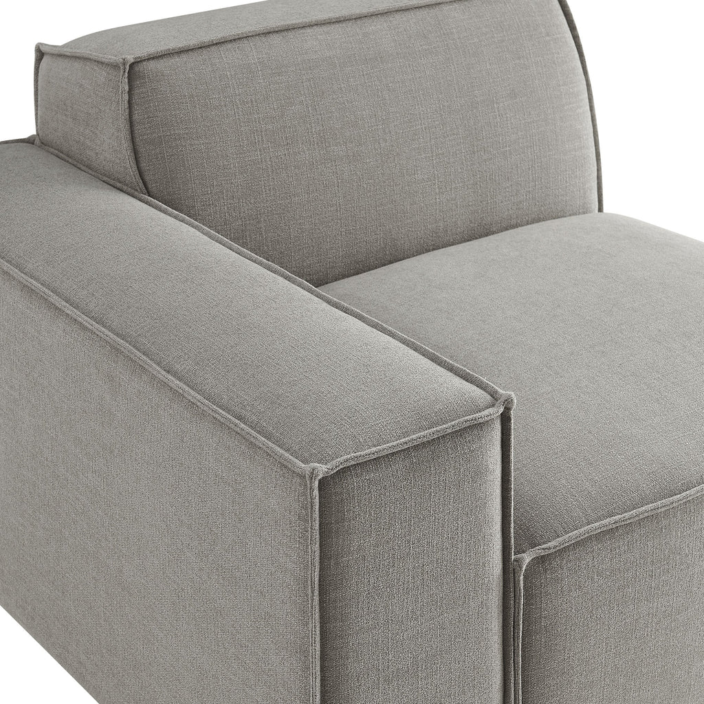 Restore Performance Fabric Upholstered Left-Facing Modular Lounge Chair by Modway