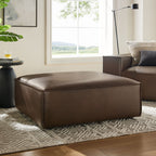 Restore Vegan Leather Modular Ottoman by Modway