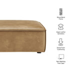 Restore Vegan Leather Modular Ottoman by Modway