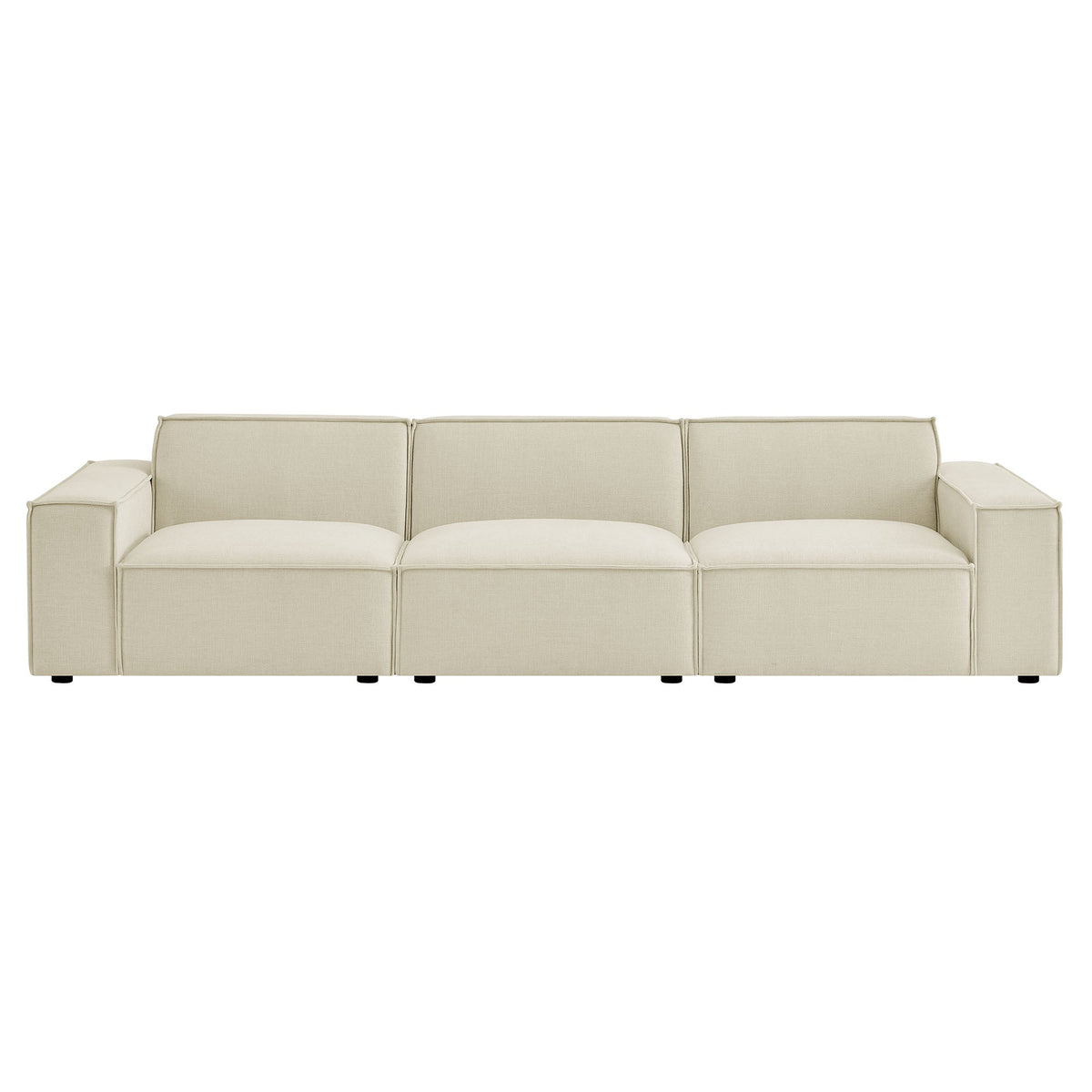 Restore 3-Piece Performance Fabric Upholstered Modular Sofa Set by Modway
