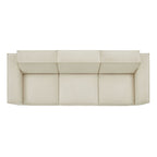 Restore 3-Piece Performance Fabric Upholstered Modular Sofa Set by Modway