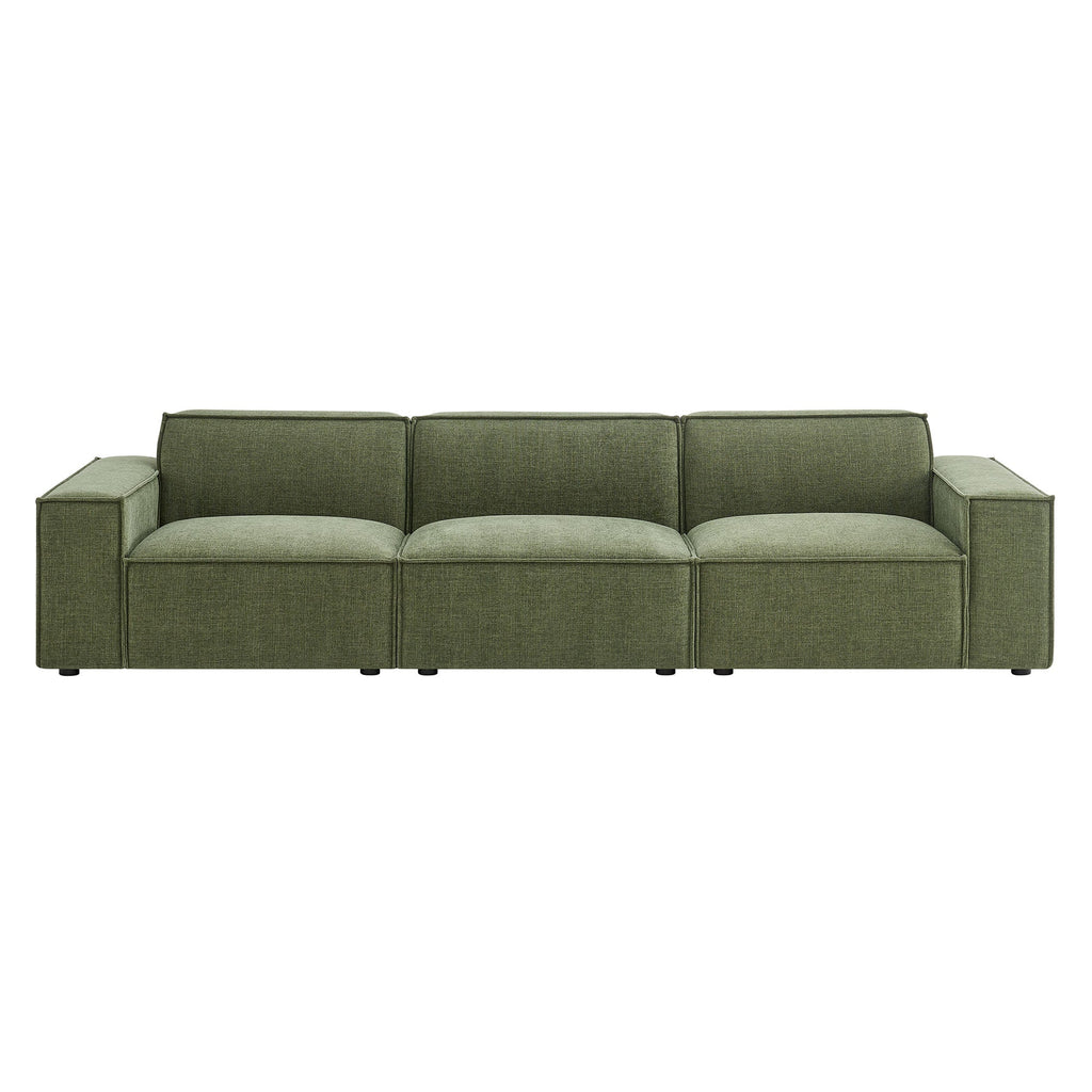 Restore 3-Piece Performance Fabric Upholstered Modular Sofa Set by Modway