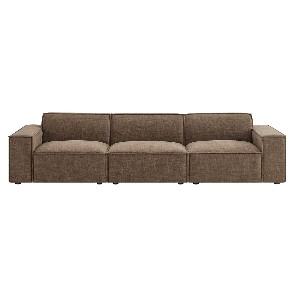 Restore 3-Piece Performance Fabric Upholstered Modular Sofa Set by Modway