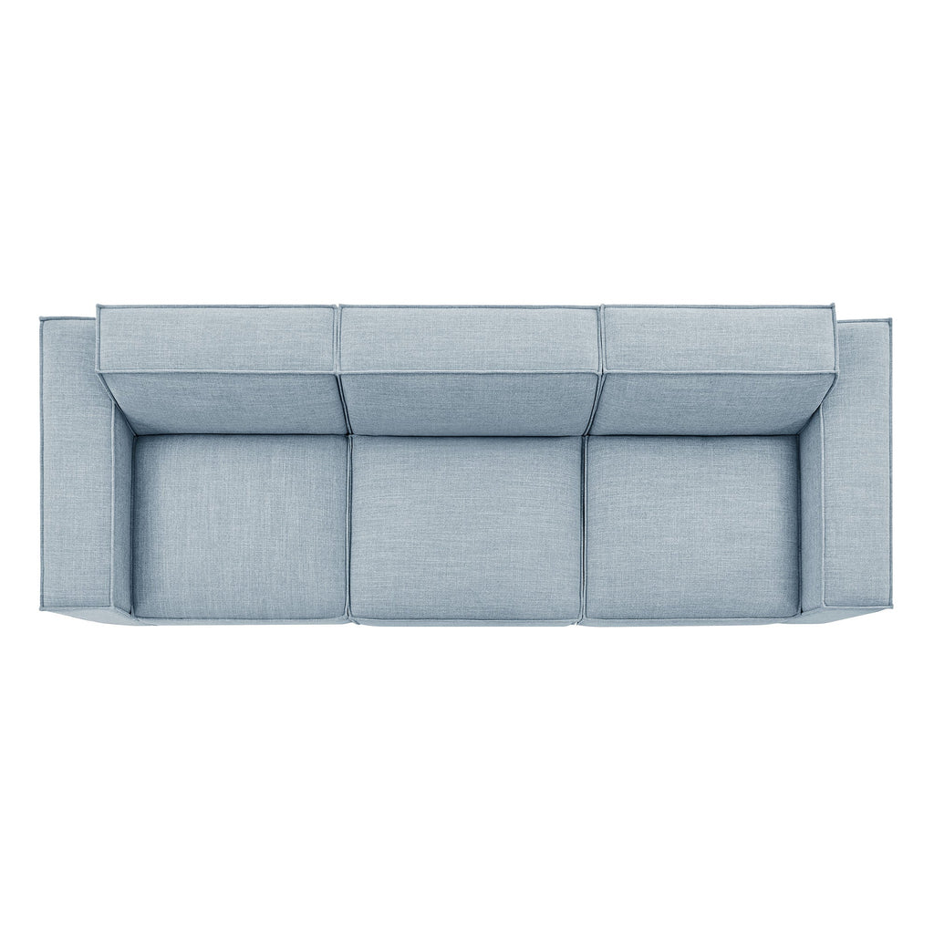 Restore 3-Piece Performance Fabric Upholstered Modular Sofa Set by Modway