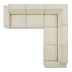 Restore 5-Piece Performance Fabric Upholstered Modular L-Shaped Sofa by Modway