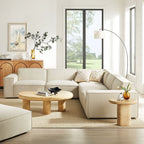 Restore 5-Piece Performance Fabric Upholstered Modular L-Shaped Sofa by Modway