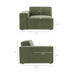 Restore 5-Piece Performance Fabric Upholstered Modular L-Shaped Sofa by Modway