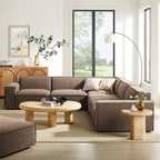 Restore 5-Piece Performance Fabric Upholstered Modular L-Shaped Sofa by Modway