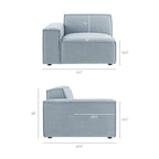 Restore 5-Piece Performance Fabric Upholstered Modular L-Shaped Sofa by Modway