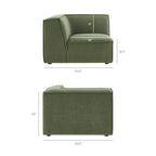 Restore 6-Piece Performance Fabric Upholstered U-Shaped Sectional Sofa by Modway