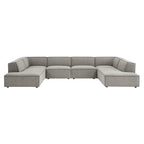 Restore 6-Piece Performance Fabric Upholstered U-Shaped Sectional Sofa by Modway