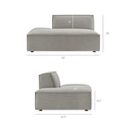 Restore 6-Piece Performance Fabric Upholstered U-Shaped Sectional Sofa by Modway