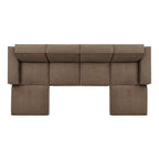 Restore 6-Piece Performance Fabric Upholstered Modular Sectional Sofa by Modway