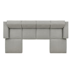 Restore 6-Piece Performance Fabric Upholstered Modular Sectional Sofa by Modway
