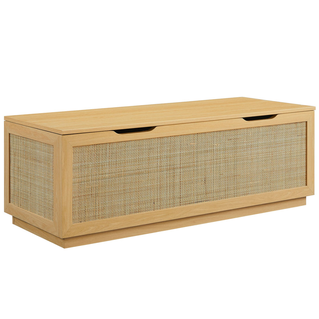 Soma Fluted 3-in-1 Hall Tree With Storage Bench and Coat Rack by Modway
