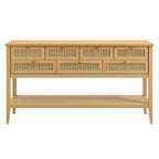 Soma 62 Inch Rattan Console Table by Modway