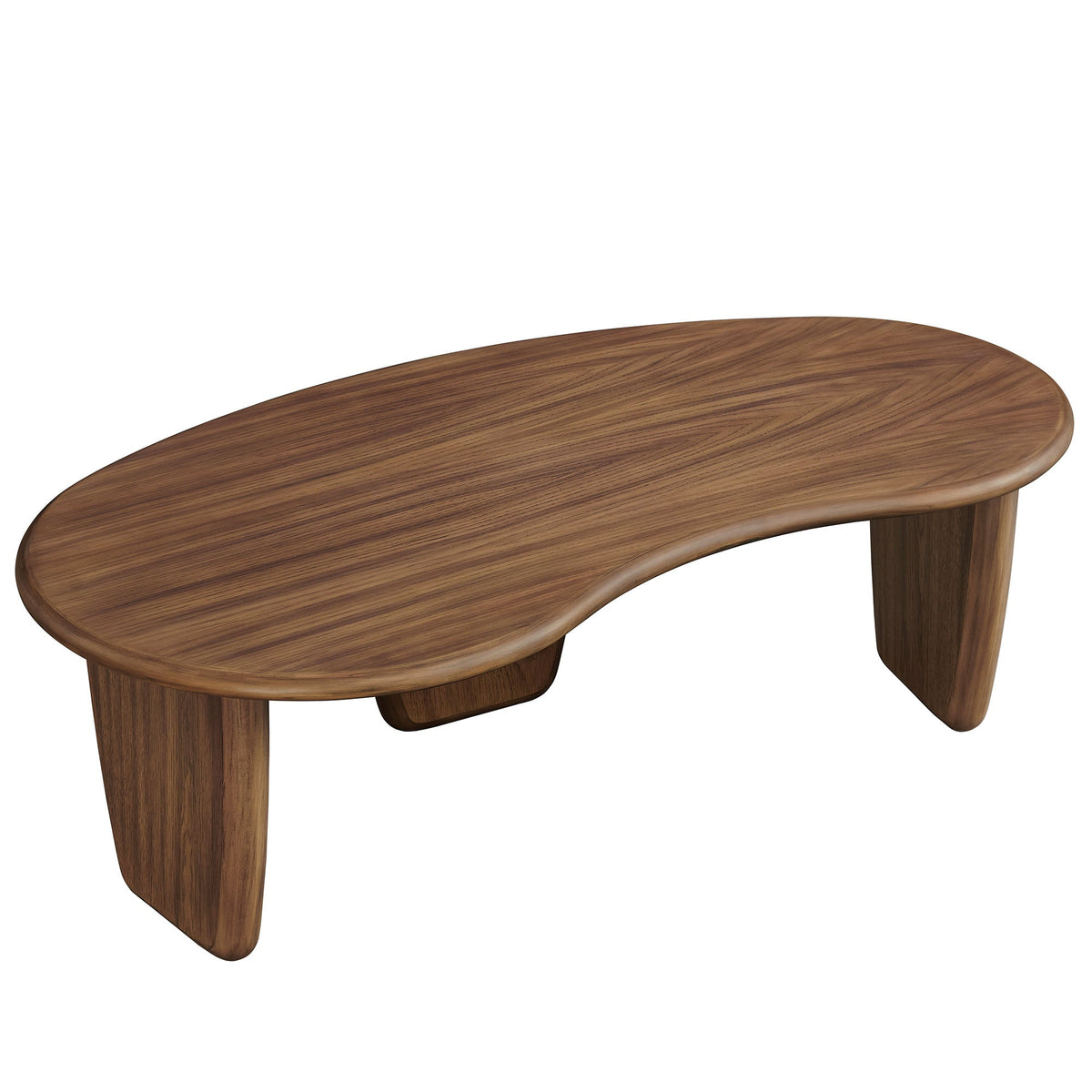Vetra Kidney-Shaped Free Coffee Table by Modway