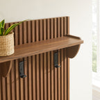 Soma Fluted 3-in-1 Hall Tree With Storage Bench and Coat Rack by Modway