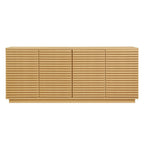 Render 4-Door Fluted Sideboard Cabinet TV Stand by Modway
