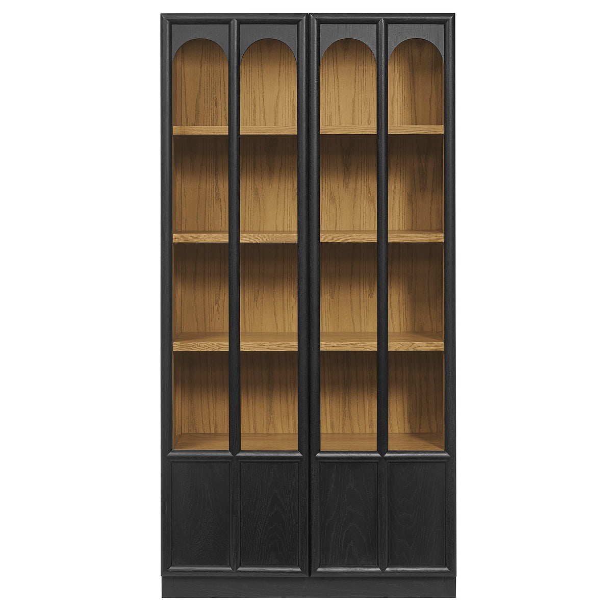 Anwen Solid Wood and Glass Display Cabinet by Modway