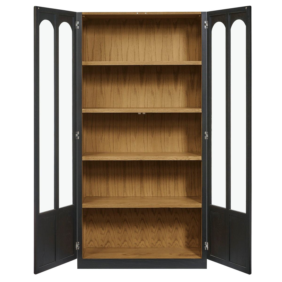 Anwen Solid Wood and Glass Display Cabinet by Modway