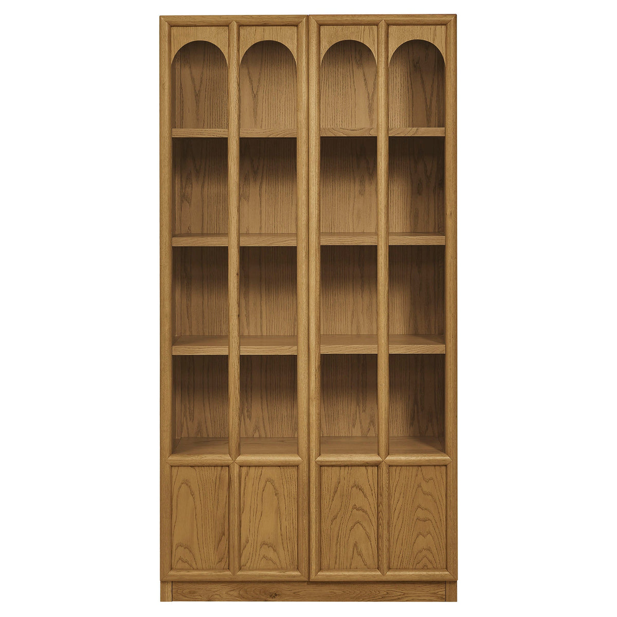 Anwen Solid Wood and Glass Display Cabinet by Modway