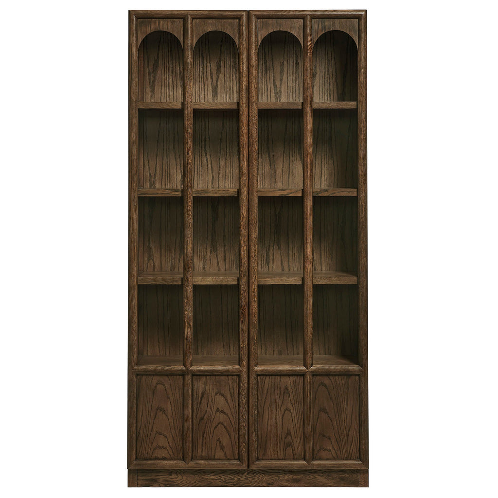 Anwen Solid Wood and Glass Display Cabinet by Modway