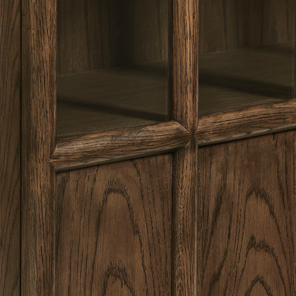 Anwen Solid Wood and Glass Display Cabinet by Modway