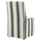 Tessera Striped Slipcovered Dining Side Chair by Modway