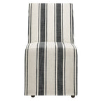 Tessera Striped Slipcovered Dining Side Chair by Modway