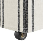 Tessera Striped Slipcovered Dining Side Chair by Modway