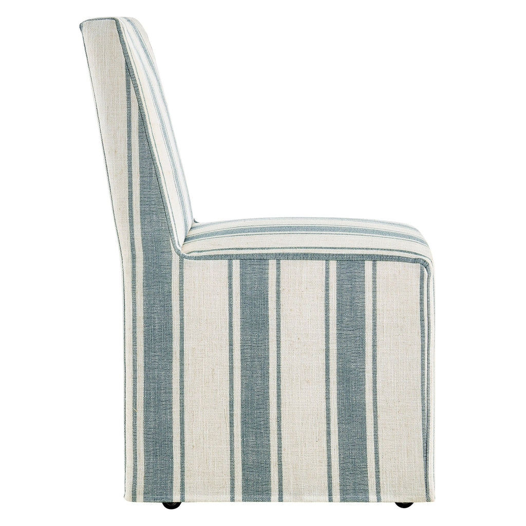 Tessera Striped Slipcovered Dining Side Chair by Modway