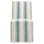 Tessera Striped Slipcovered Dining Side Chair by Modway