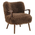 Zerra Faux Shearling Accent Armchair by Modway