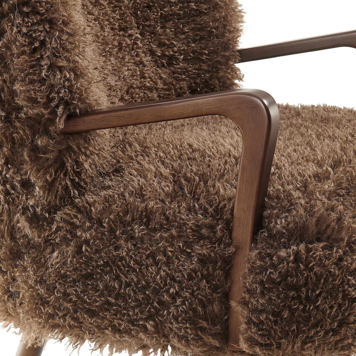 Zerra Faux Shearling Accent Armchair by Modway