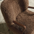 Zerra Faux Shearling Accent Armchair by Modway