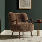 Zerra Faux Shearling Accent Armchair by Modway
