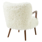 Zerra Faux Shearling Accent Armchair by Modway