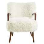 Zerra Faux Shearling Accent Armchair by Modway