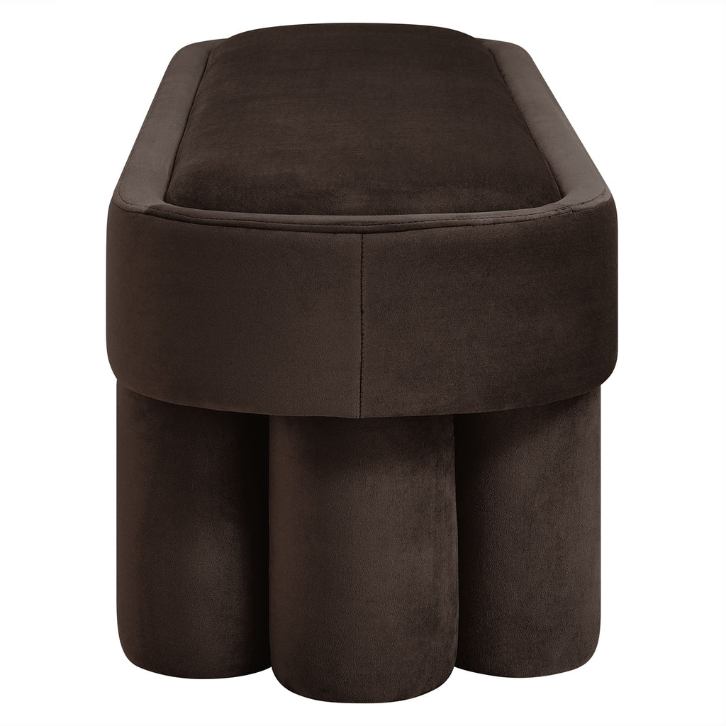 Mossi Oval Performance Velvet Accent Bench by Modway