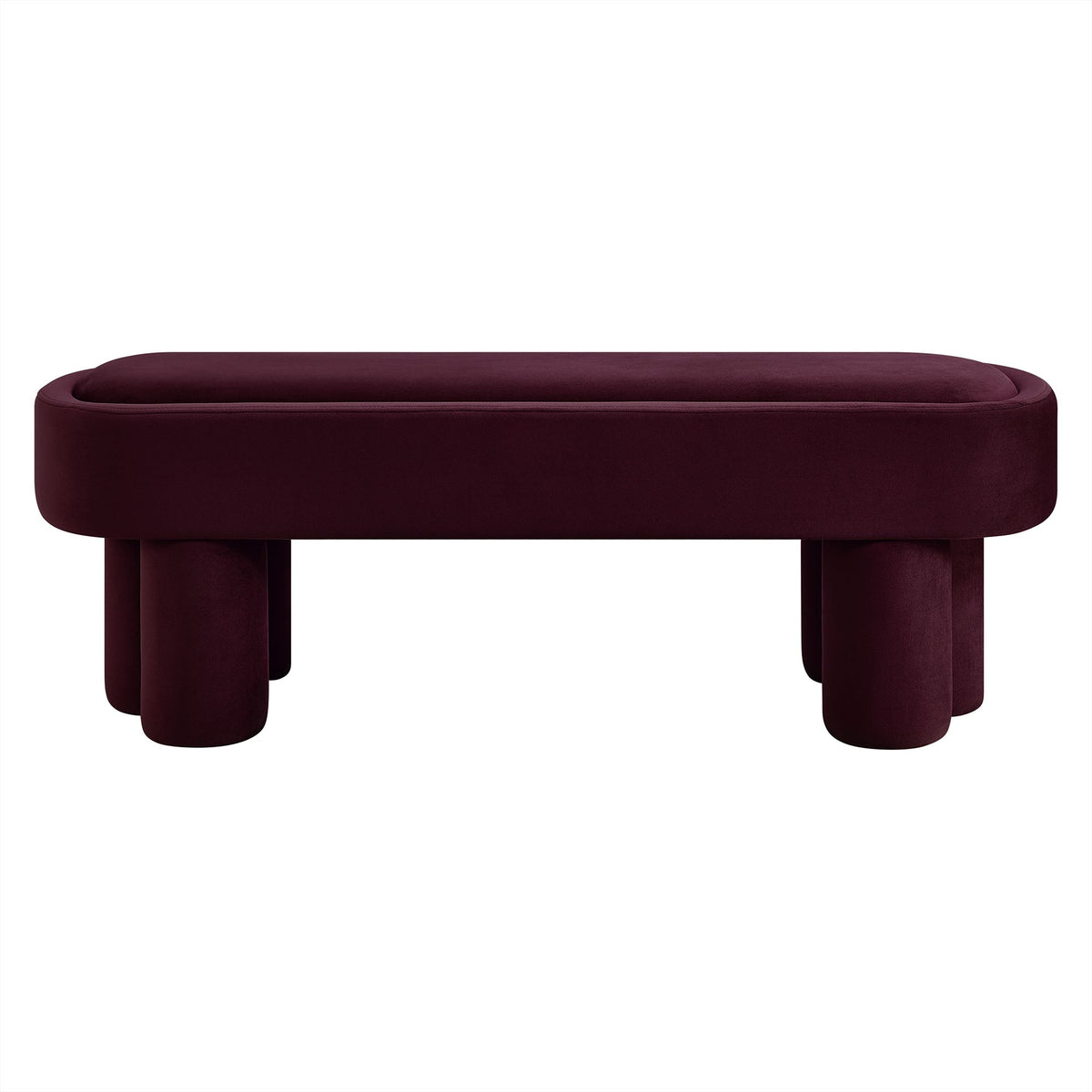 Mossi Oval Performance Velvet Accent Bench by Modway
